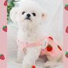 Strawberry Princess Gauze Skirt Dog Thin Sweet Dress Bichon Small Dog Cat Pet Clothes