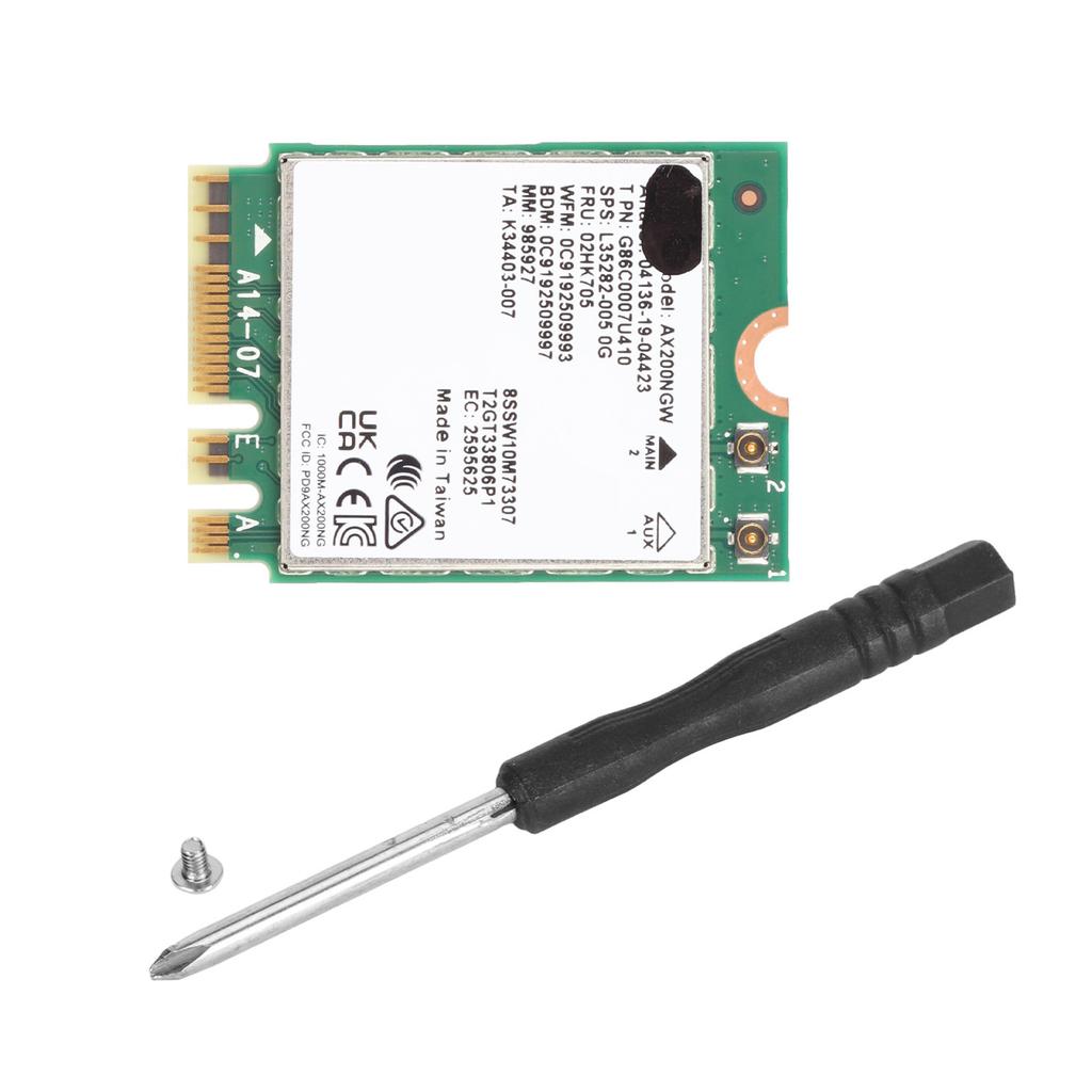 WiFi 6 Wireless Card Dual Band 3000Mbps M.2 NGFF 802.11 AX Protocol BT5.2 Wireless Network Card for