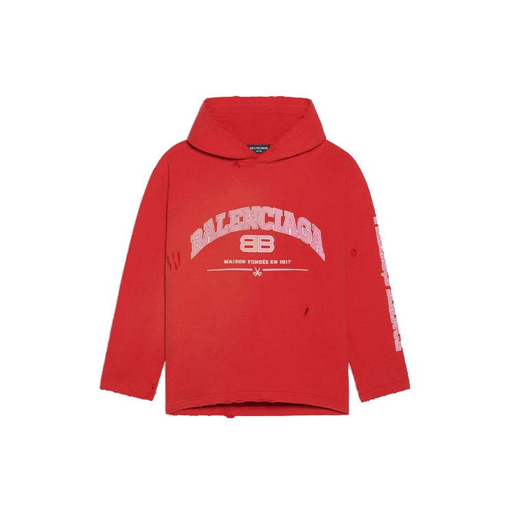 Balenciaga Женский укороченный худи Maison Balenciaga 670946-TLVJ3-6441
