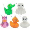 3D Printed Crocodile Duck Figurine Ghost Pumpkin Demon Duck Statue Animal Sculpture Home Office Decoration Ornament