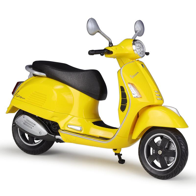 Welly 1/12 2020 Vespa GTS Super Сплав Досуг Модель Мотоцикла Металл Уличные Дорожные Мотоциклы Модель Симуляция Детская Игрушка Подарок