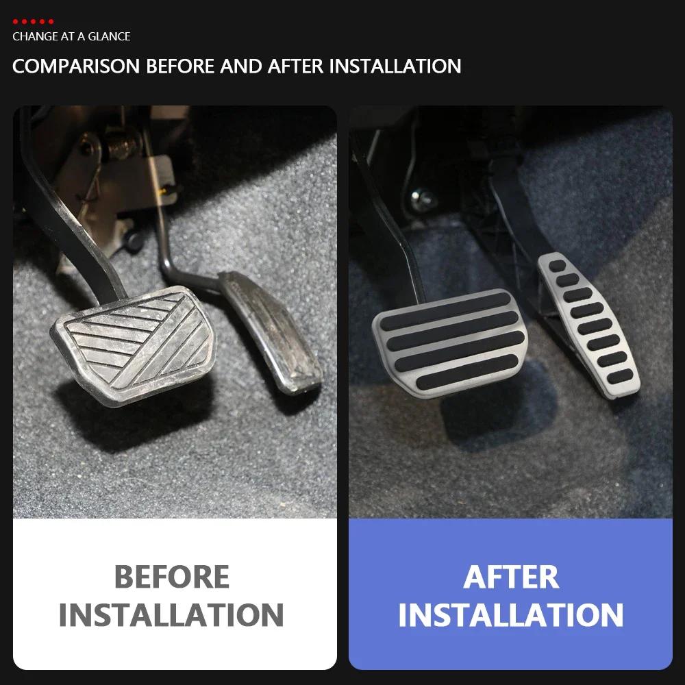 Для Suzuki Jimny JB64 Sierra JB74W 2019 2020 2025 2025 Накладки на педали Газ Тормоз Сцепление Подставка для ног Накладки на педали Аксессуары для интерьера