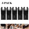 5PC HCS Oscillating Blades Saw Multi Tool 34mm Saw Blades For Wood Cutting Tool