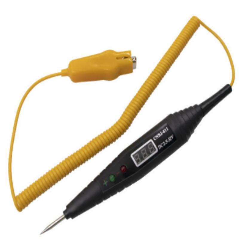 24В 12В Электрический Тестовый Карандаш Зонд Контроль Для Автомобильного Тестера Вольт Авто Аккумулятор Диагностические Инструменты Грузовик Прицеп Мотоцикл Аксессуары