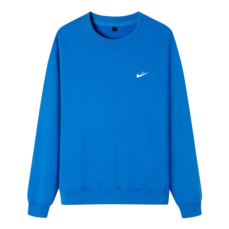 Мужская толстовка-пуловер с длинным рукавом, круглым вырезом, из махровой ткани, весна-осень 2024