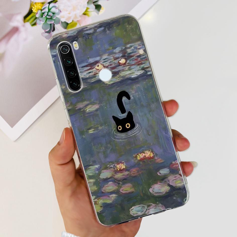 Для Xiaomi Redmi Note 8 Чехол Милый Мультяшный Мягкий Силиконовый Чехлы Для Телефона Для Xiaomi Redmi Note 8T 8 t Чехол На Redmi Note8 Задняя Крышка