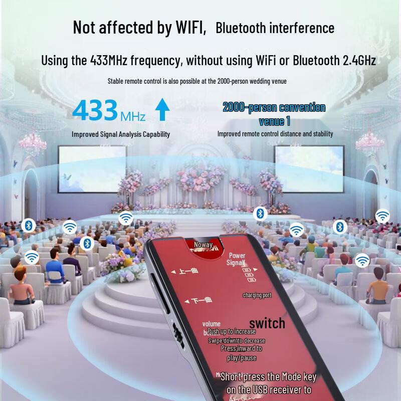Беспроводная ручка-пульт для презентаций Nuowang Siyibao