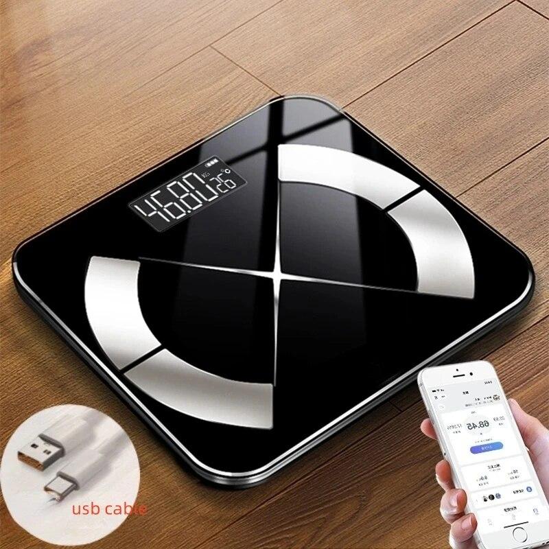 Body Fat Scale Smart Wireless Digital Bathroom Weight Scale Body Composition Analyzer With Smartphone App Bluetooth-compatible