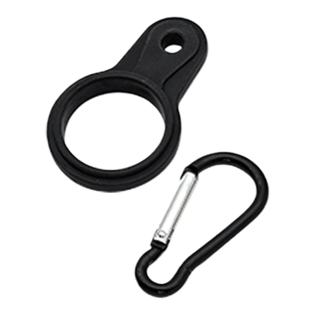 Hanging Water Bottle Buckle Clip Tactical Portable Mineral Bottle Ring Holder Molle Webbing Buckles for Outdoor Camping Hiking