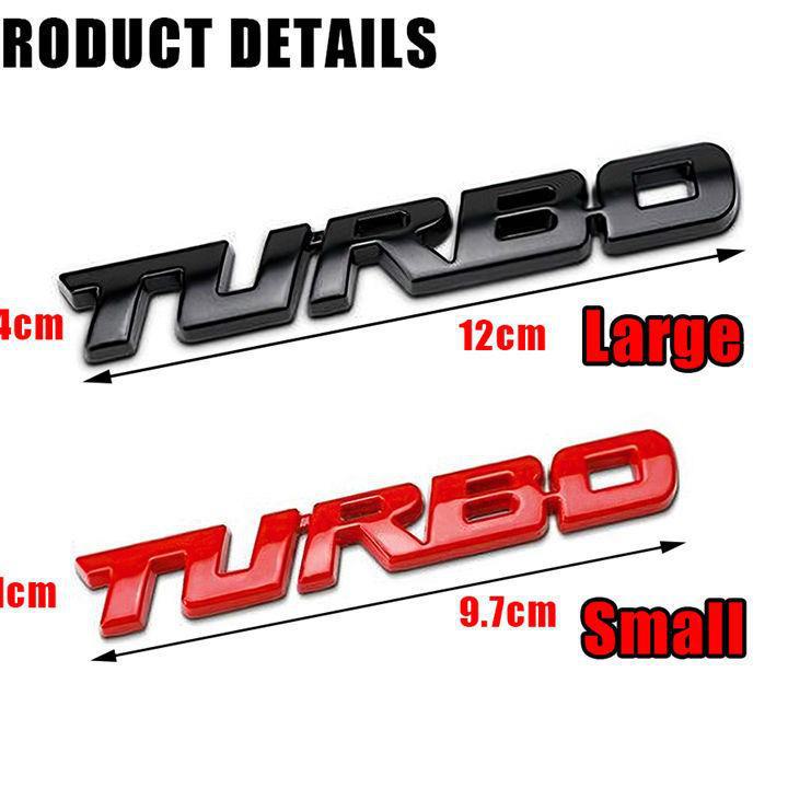 Набор металлических наклеек для автомобиля с турбонаддувом — улучшите внешний вид своего автомобиля с помощью наклеек на заднюю часть, боковые наклейку и наклейку на кузов с логотипом Turbo