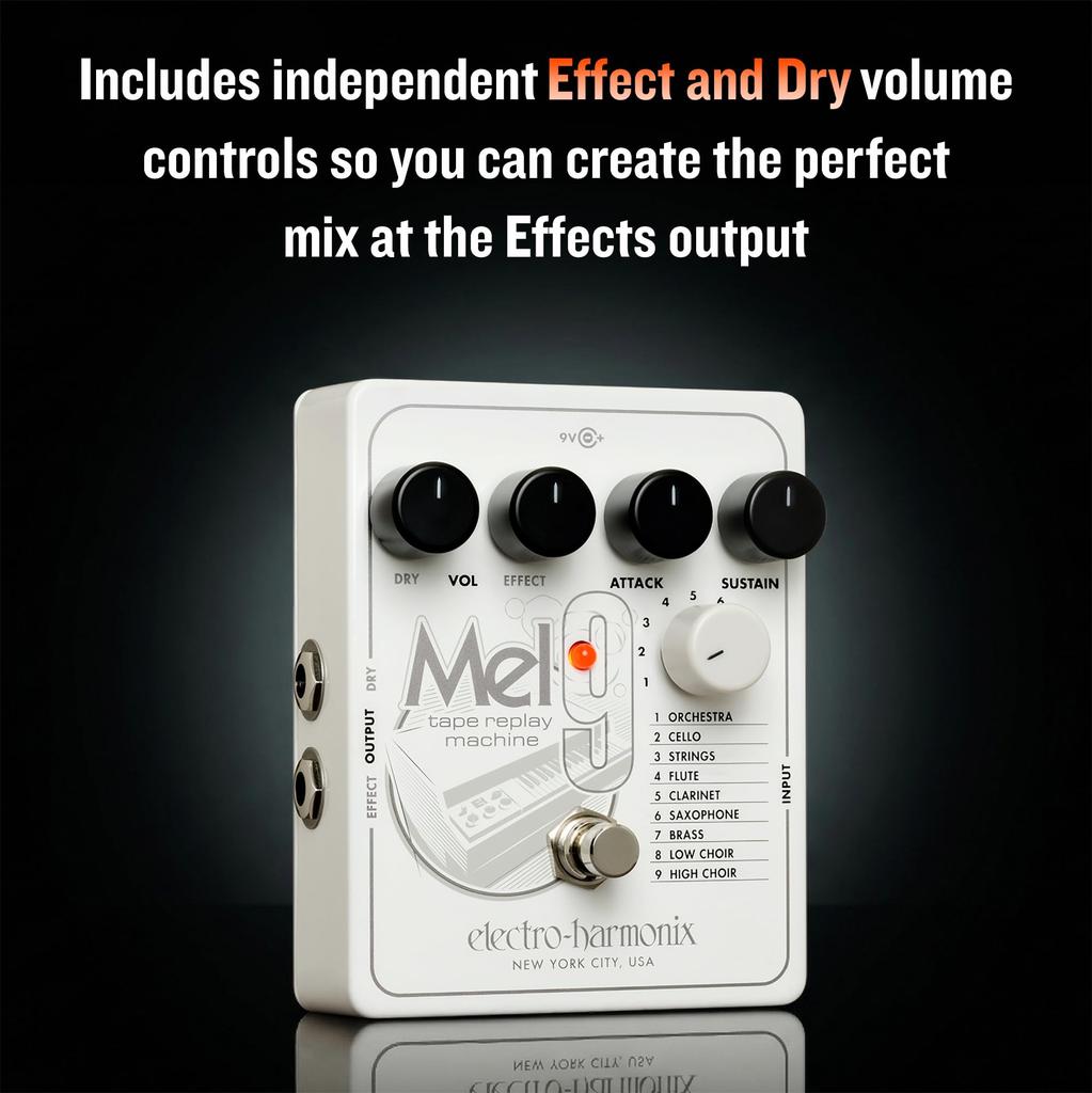 Машина для воспроизведения ленты MEL9 electro-harmonix (педаль эффектов)