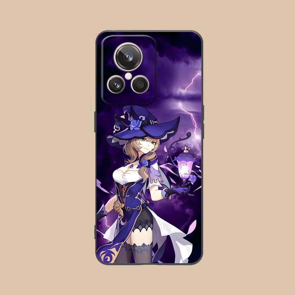 Game GI Lisa Mobile Phone Case for Realme 15 14 13 12 11 10 9 Pro Plus T i Lite 5G Colorful Printing Cover Luxury Pretty Cover