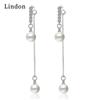 Lindon Zircon Copper Alloy Earrings Drop Earrings For Women Wedding Party Gifts