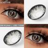 Eyeshare KING Series Dark Blue Colored Contact Lenses for Eyes Fashion Natural Yearly Lens 14.2mm 2pcs/pair