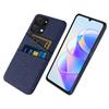 Для Honor X7a 5G противопылевой тканевый текстурный чехол для телефона защитный чехол для мобильного телефона с 2 слотами для карт