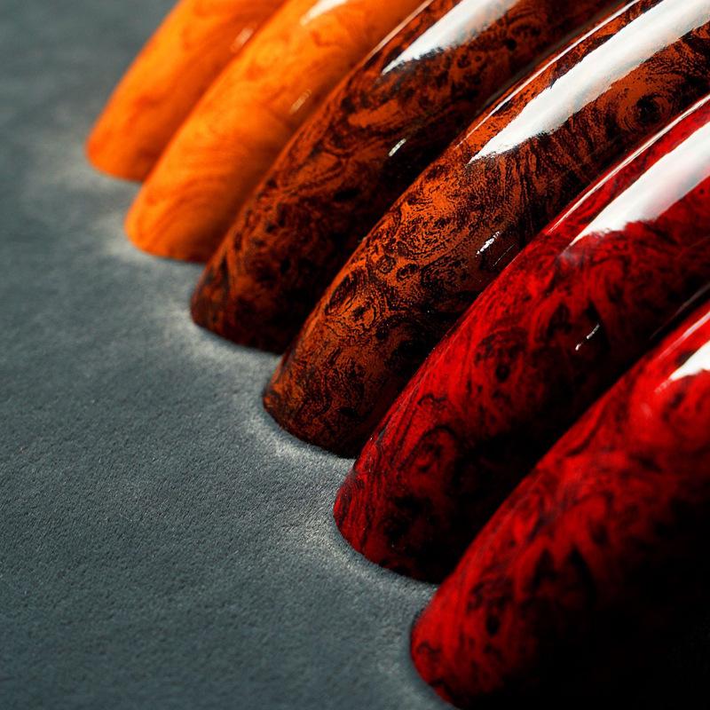 Mahogany Grain Anti-Slip Steering Wheel Cover for Men - Ultra-Thin, Year-Round Use