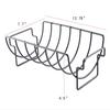 Non-Stick Rib Shelf Stand Barbecue Rib and Roast Rack Stainless Steel Grilling BBQ Chicken Beef Ribs Rack Grilling Basket