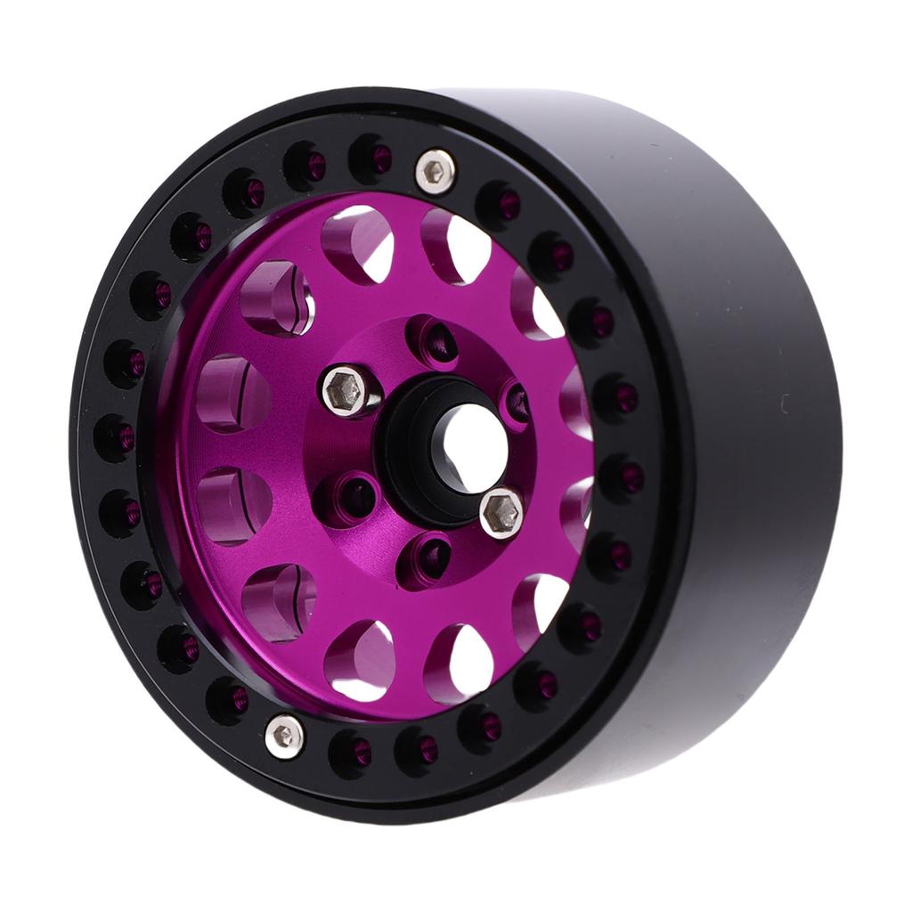 4pcs 1.9 Inch RC Wheel Hub RC Accessories Aluminum Alloy Wheel Hub for 1 10 RC Crawler Car Purple