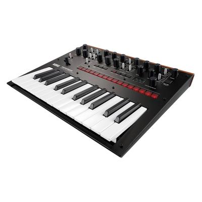 KORG Монофонический аналоговый синтезатор monologue BK Monologue Black 25 клавиш 16-шаговый секвенсор с осциллографом питание от батареек легкий легкий