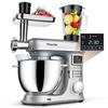 8L Commercial Blender and Multi-function Dough Mixer with Tabletop Egg Beater