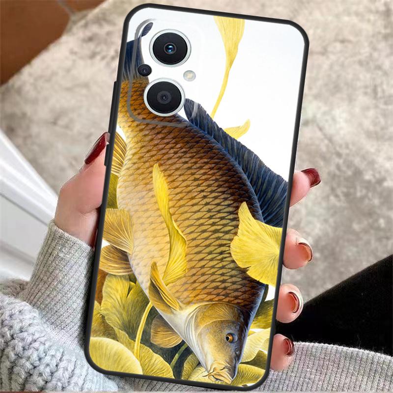 Carp Fishing For OPPO Reno 14 12 11 10 13 Pro 8T 11F 12F 13F 14F 7 8 Lite OPPO Find X9 X8 X6 X5 Pro Case