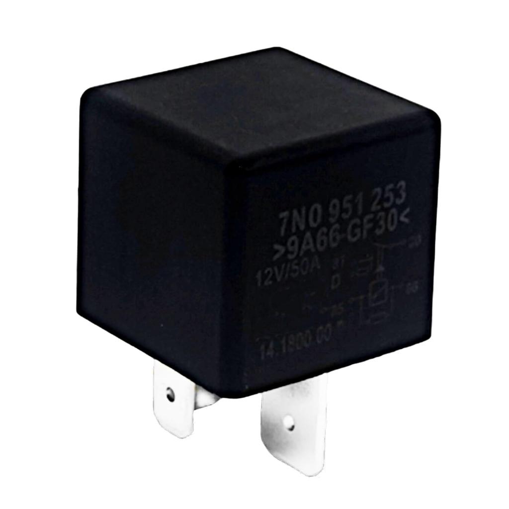 7N0951253#507 12VDC 50A 5 Pins Automotive Replacement Electrical System Relay Starter Relay Fits for 3D0951253A 95561502700