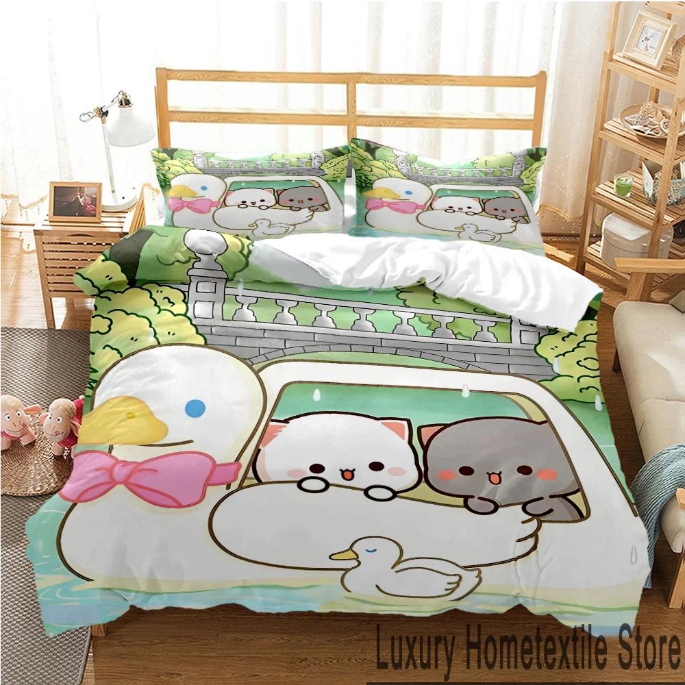 3D-принт Bubu Dudu Cartoon Bear Panda Комплект постельного белья для мальчиков и девочек Twin Queen King Size Пододеяльник Наволочка Кровать для мальчиков и взрослых