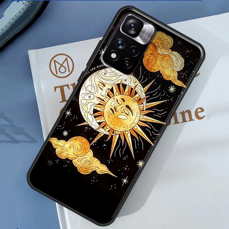 Чехол 'Солнце Луна' для Xiaomi Redmi Note 13 12 11 9 10 14 Pro 9S 10S 11S 12S Redmi 14C 10C 12C 13C Обложка