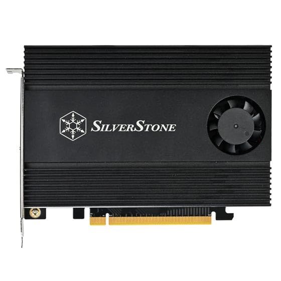 Silverstone Expansion Card Supports 4 X NVMe SSD Via PCIe X16 Interface SST-ECM40 M.2 (M Key)