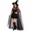 Role Play Witch Hat Hooded Cloak Satin Bow Lolita Cosplay Wizard Hat  Women Party