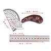 Damascus Steel Sandalwood Handle Survival Household Outdoor Camping EDC Utility Knife