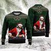 Santa Claus Christmas Hoodie Men Clothes Funny Ugly Christmas Top Men Crewneck Sweatshirt Hip Hop Male Hoodies