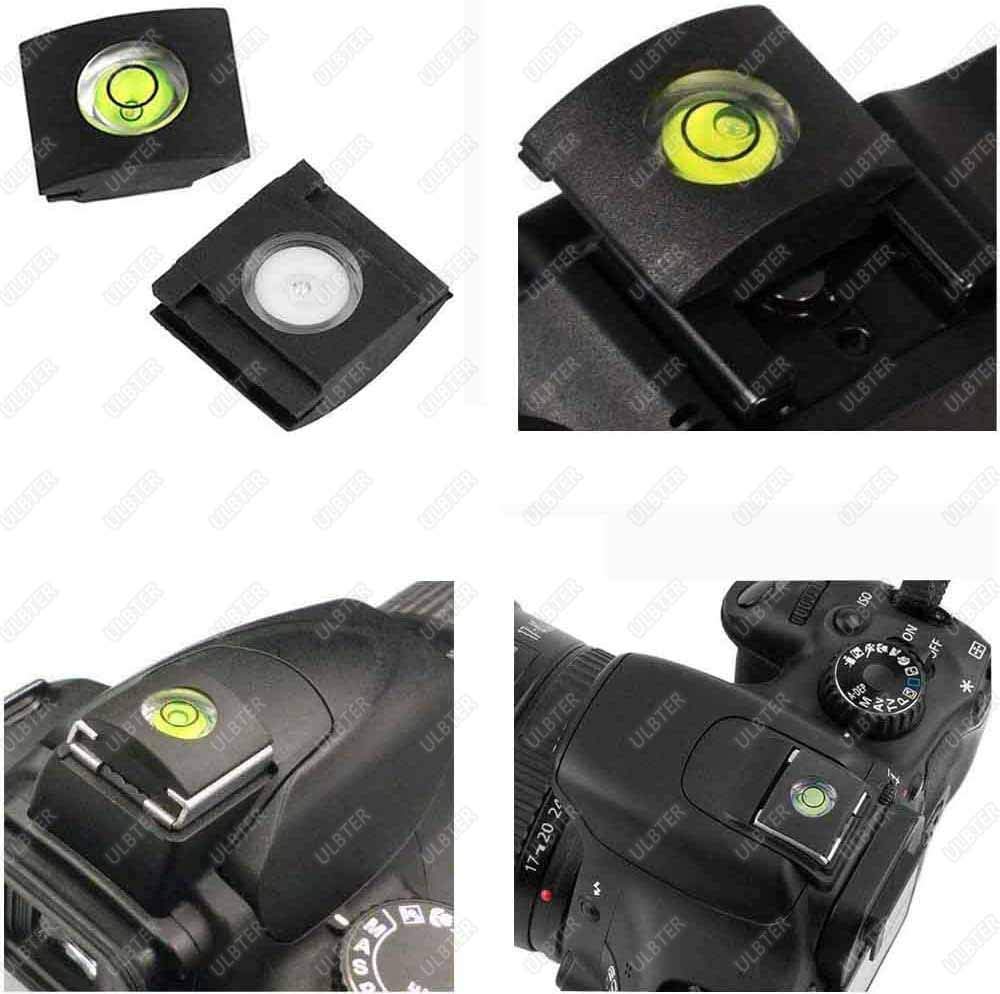 D750 Eyepiece Eyecup Viewfinder Eyecup Compatible with Nikon and D300S ULBTER Eyepiece Cover Bubble Spirit Level Hot Shoe Cover DK-23 D7100, D7200,
