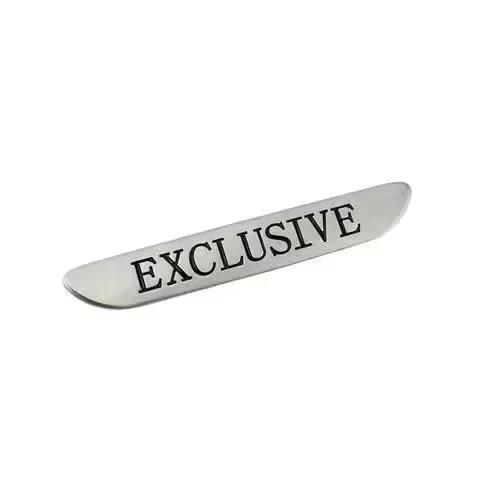 For Mercedes Benz 3D Metal EXCLUSIVE Side Fender Stickers Emblem Badge Car Styling Accessories for Mercedes Benz VITO C180 W205 W213 E300 E200 AMG