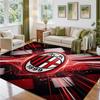 Ковер из хрустального велюра в дизайне AC Milan, мягкий декоративный коврик для прихожей спальни