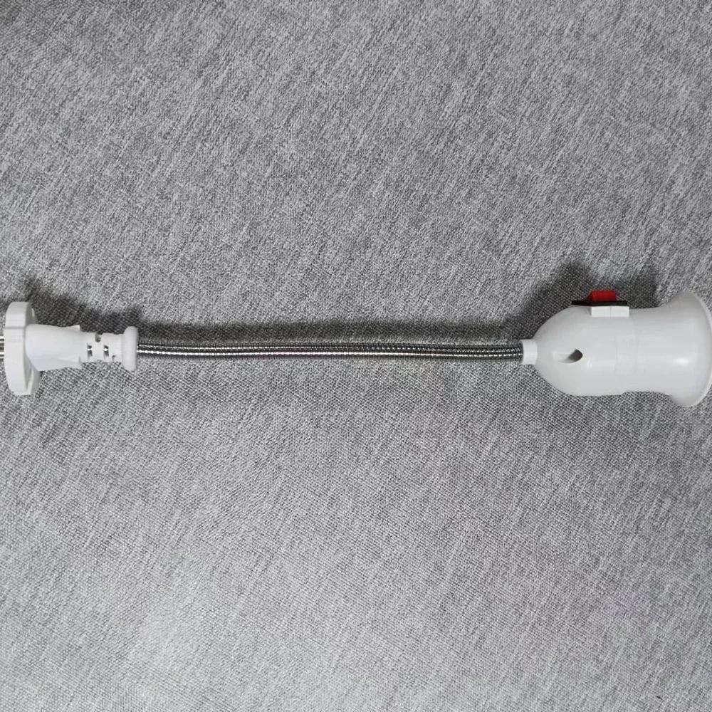 10PCS EUplug E27 Large Screw Type Universal Hose with Switch Lamp Holder Direct Plug Swivel Lamp Head Lamp Mouth