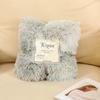 Plush Small Blanket Blanket Solid Color Nap Blanket Double Cover Blanket