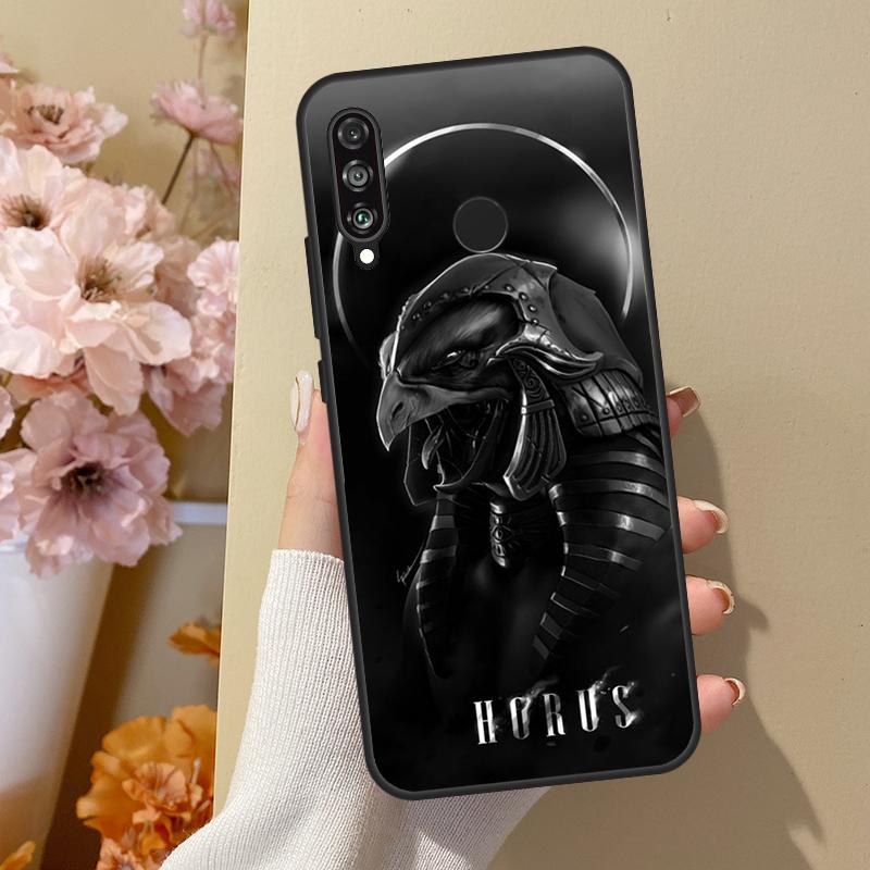 Египетский Бог Гор И Анубис Для Huawei Nova 12i 8i 11i 12s 9 10 SE Y60 Y70 Y90 Y72 Y73 Y61 Y91 P60 Pro P30 P40 Lite Чехол