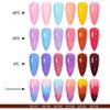 Mtssii 7ml Gold Glitter Thermal Nail Gel Polish Temperature Color Changing Gel Polish Semi Permanent Soak Off UV Gel
