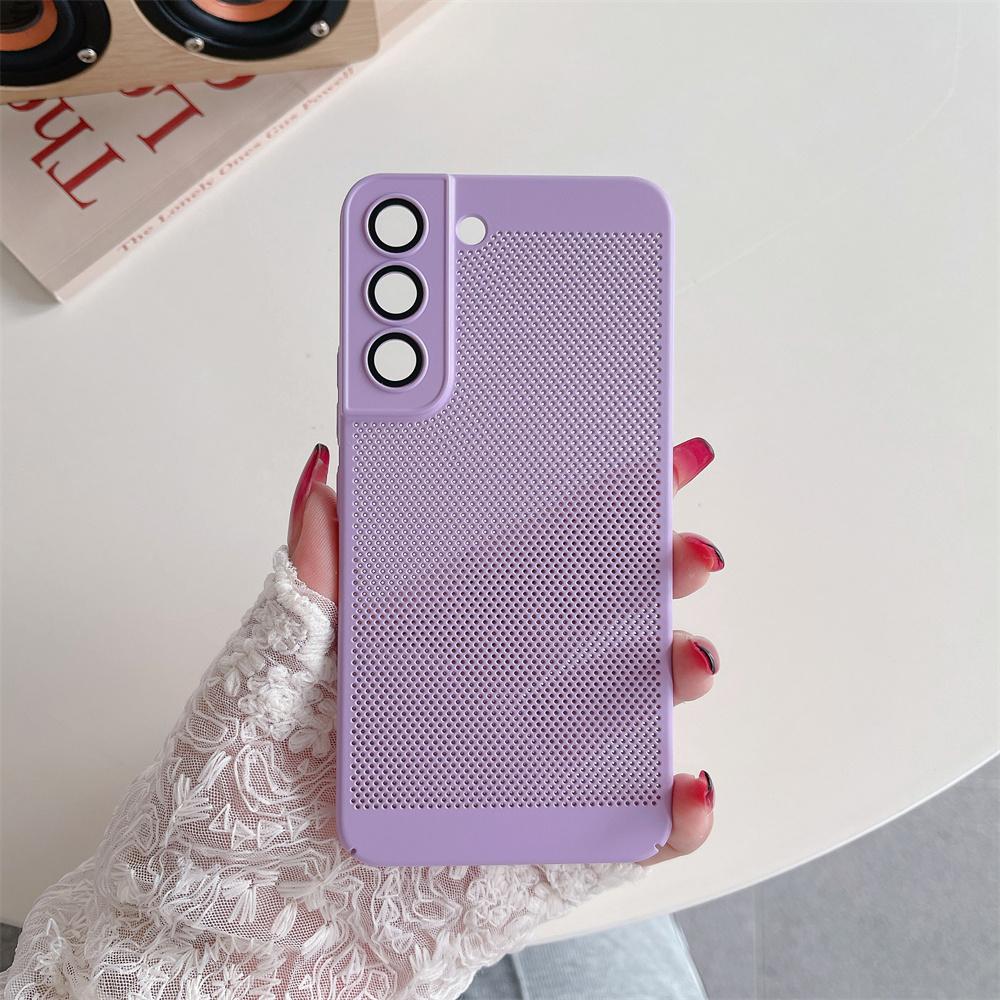 Ультратонкий дышащий чехол с теплоотводом для Samsung S23 S22 S21 Plus S20 FE A04E A73 A33 A53 A13 A03 A52 A32 Note 20 10 Pro