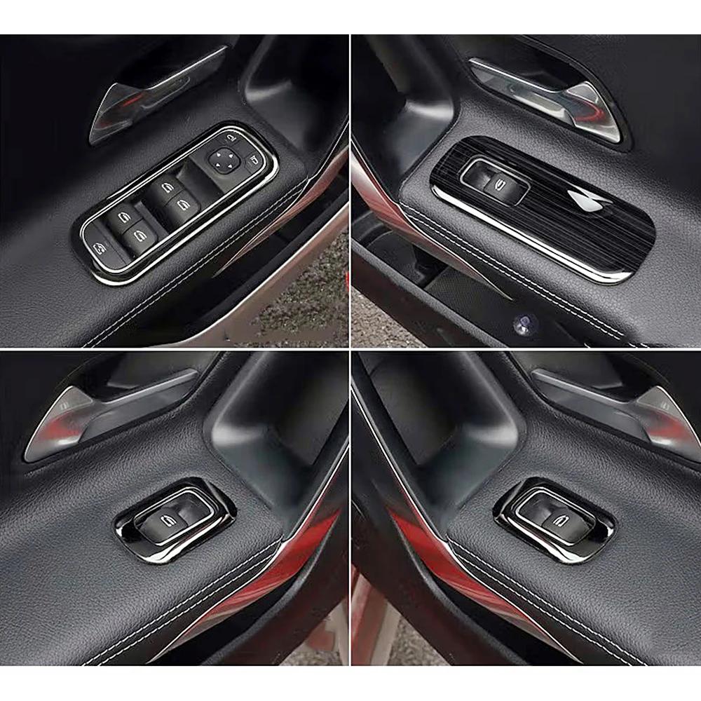 Для 2019-2024 Mercedes Benz A CLA Class W177 V177 C118 W118 автомобильный стеклоподъемник переключатель кнопка панель крышка отделка декоративная рамка