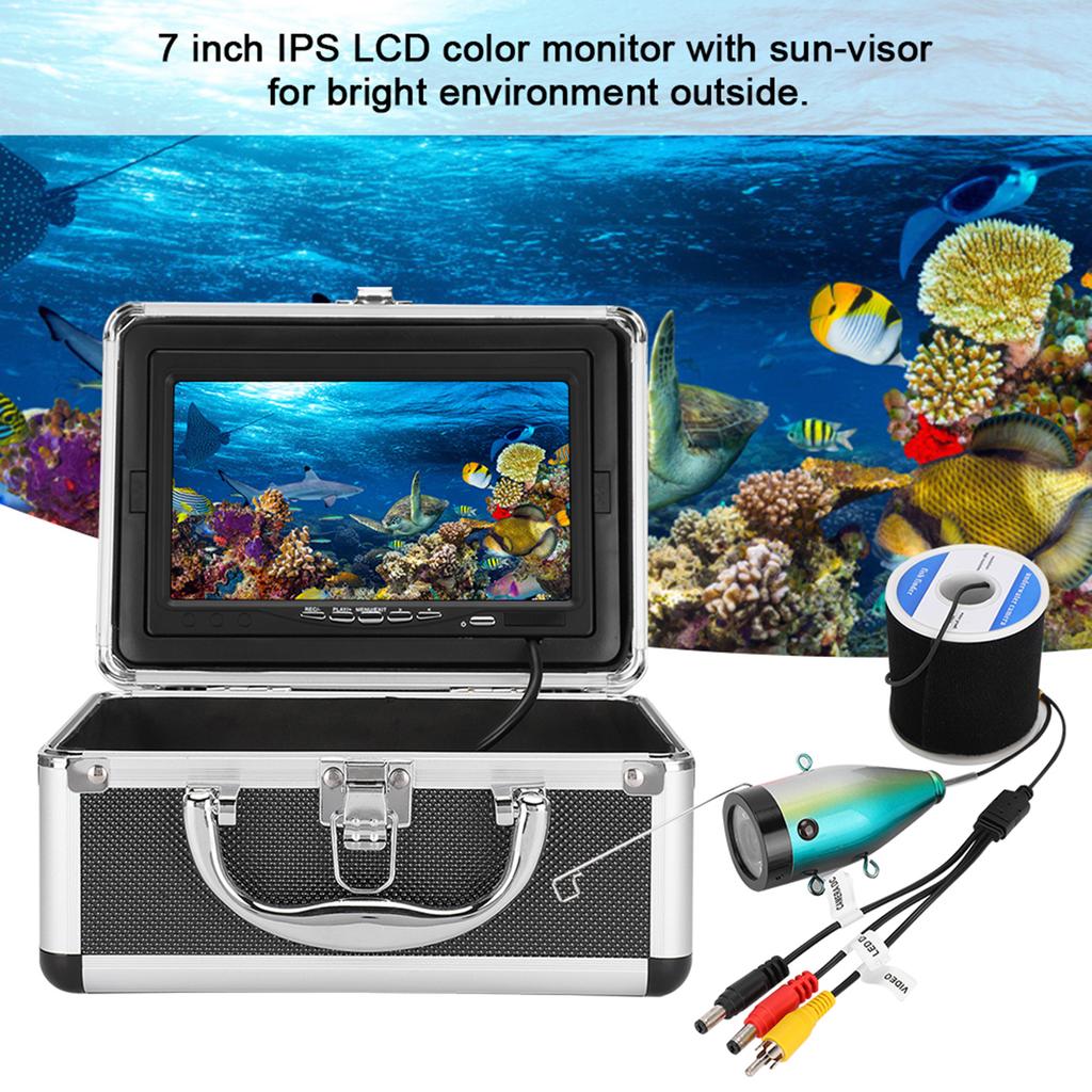 7in 1080P IPS Wifi Camera Underwater Video Recording DVR with 15m/49.2ft Cable