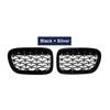 2PCS Car Front Kidney Grill Glossy Black Replacement For BMW X3 F25 2010 2011 2012 2013 Racing Grills Car Styling Accessories