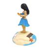 Car Solar Moving Head Ornament New Fashion Solar Powered Dancing Doll Girl Swinging Animated Bobble Dancer Toy Car Decoration