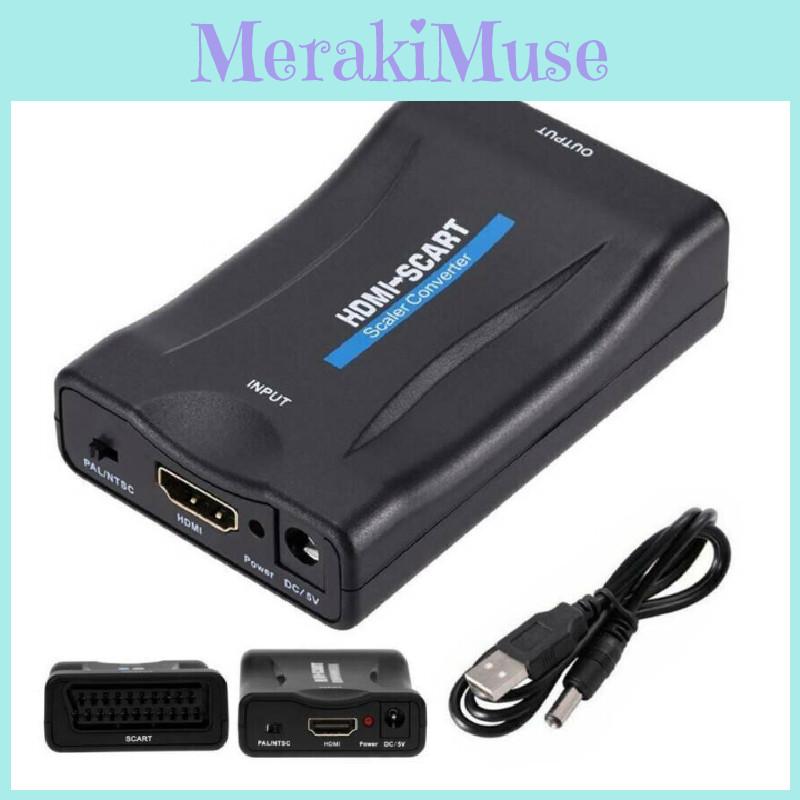 Конвертер HDMI в SCART высокой четкости для кристально чистого видео качества 1080p и универсальной совместимости