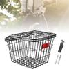 Bicycle Bike Metal Wire Rear Storage Basket Cargo Basket For Folding Bike