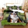 3D Print Funny Dogs Bedding Set Dog Duvet Cover Set Double King Queen Single Cute Animal Design Custom Bedclothes