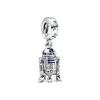 Звездные Войны Серия R2-D2 Шарм Мужской Шарм Серебро 799248C01