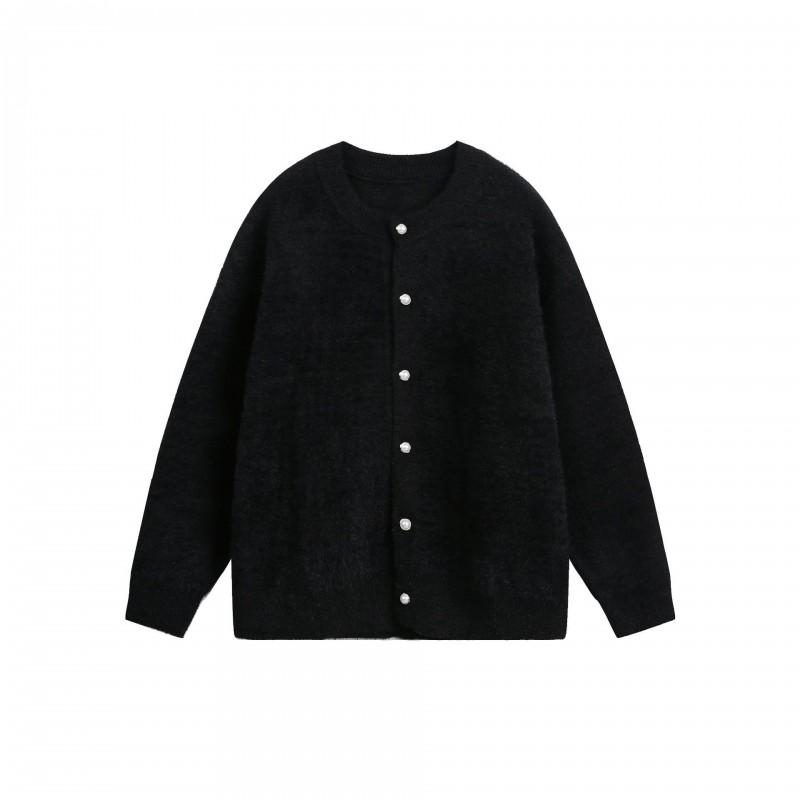 Unisex Oversized Knit Cardigan Soft Acrylic Casual Open Front Sweater Teens Adults