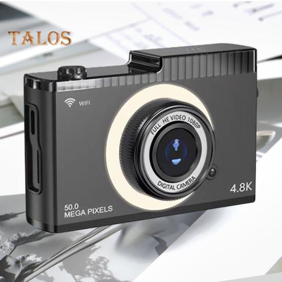 Цифровая камера с двумя объективами, IPS-дисплеем, автофокусом, зумом, защитой от сотрясений, перезаряжаемой беспроводной камерой для селфи с возможностью обмена данными по Wi-Fi